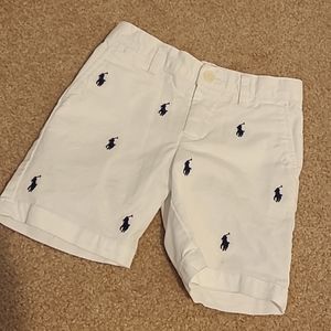 Toddler 3T Polo boys white shorts